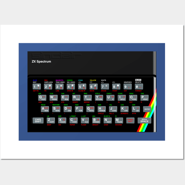 ZX Spectrum Wall Art by tuditees